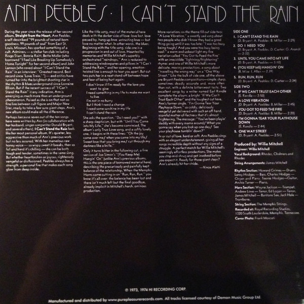 I Can't Stand The Rain
