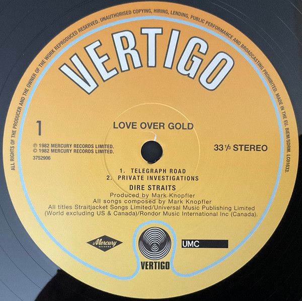 Love Over Gold