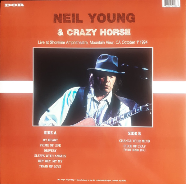 Live At Shoreline Amphitheatre, Mountain View, CA October 1st 1994