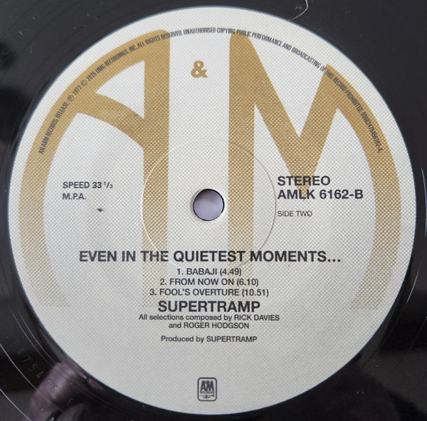 Even In The Quietest Moments...