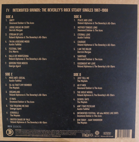 Intensified Sounds: The Beverley's Rock Steady Singles 1967 - 1968