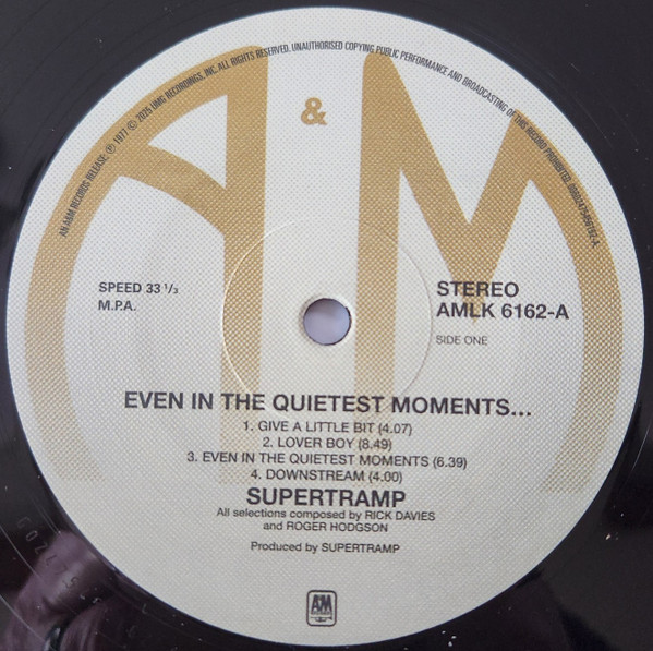 Even In The Quietest Moments...