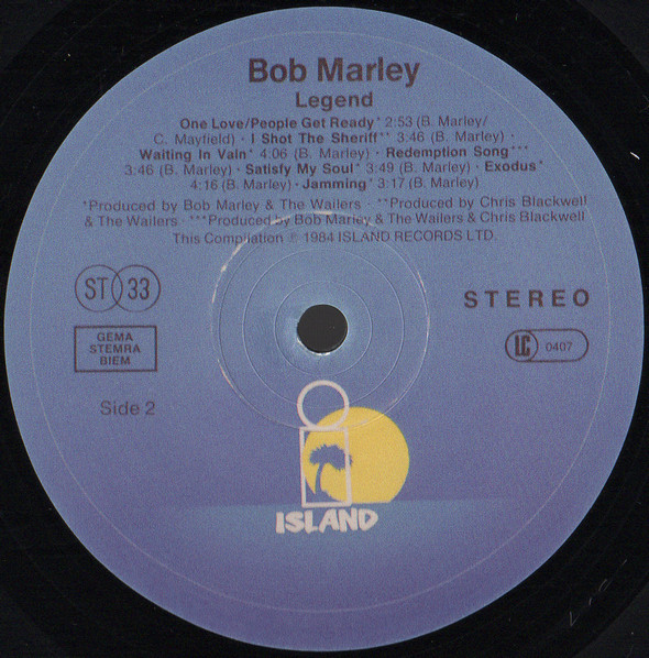 Legend - The Best Of Bob Marley And The Wailers
