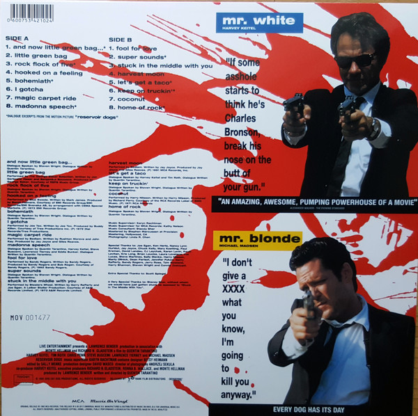 Reservoir Dogs (Music From The Original Motion Picture Soundtrack)