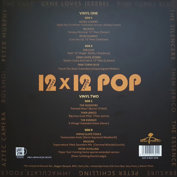12 Inches X 12 Songs Pop Vol. 1