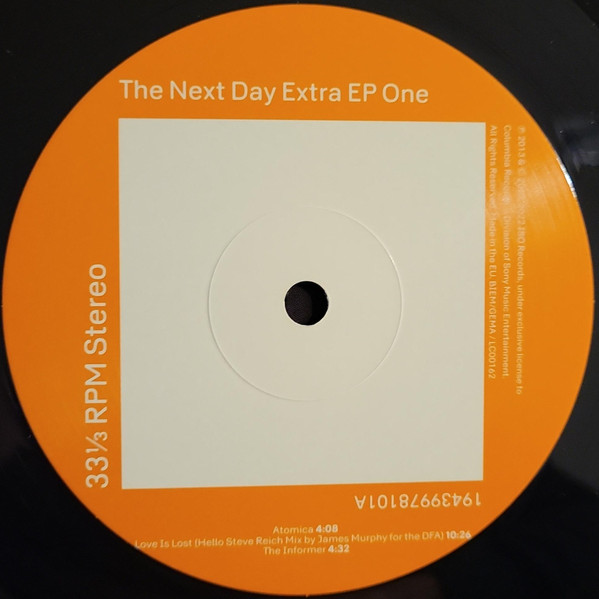 The Next Day Extra EP