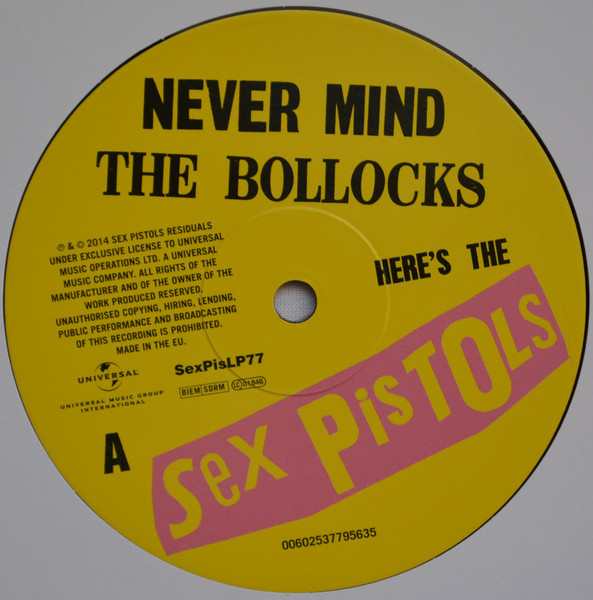 Never Mind The Bollocks, Here's The Sex Pistols