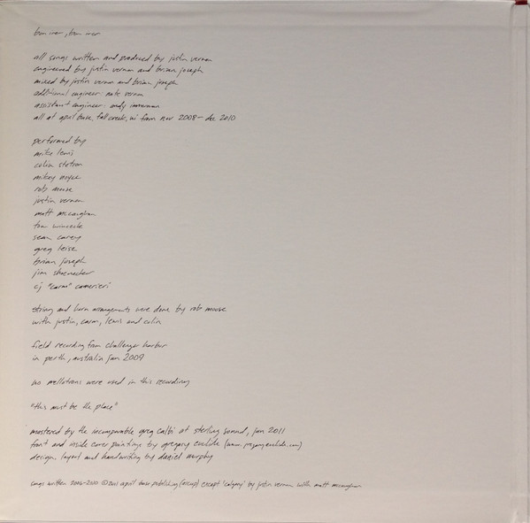 Bon Iver, Bon Iver