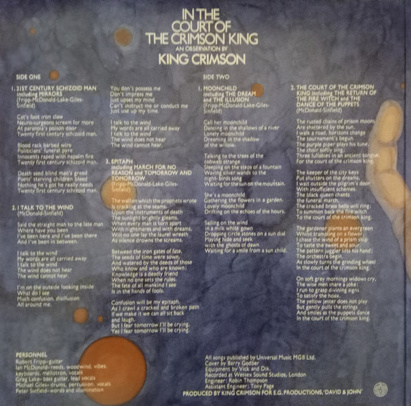 In The Court Of The Crimson King (An Observation By King Crimson)