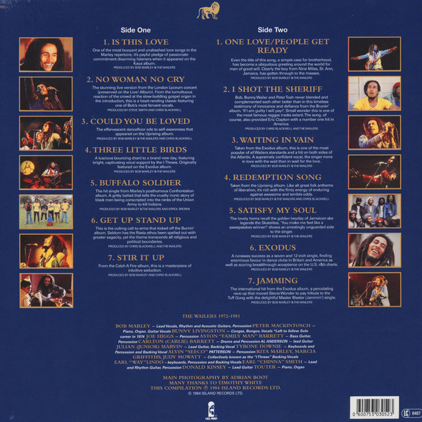 Legend - The Best Of Bob Marley And The Wailers